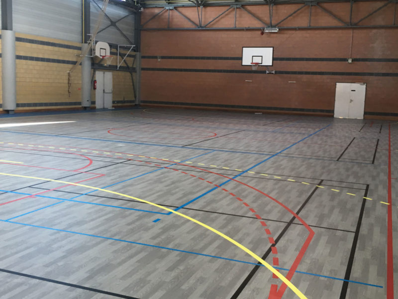 Rénovation du sol de la salle de sport - Premesques